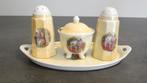 romantisch zout, peper en mosterd setje porcelein [1707], Ophalen