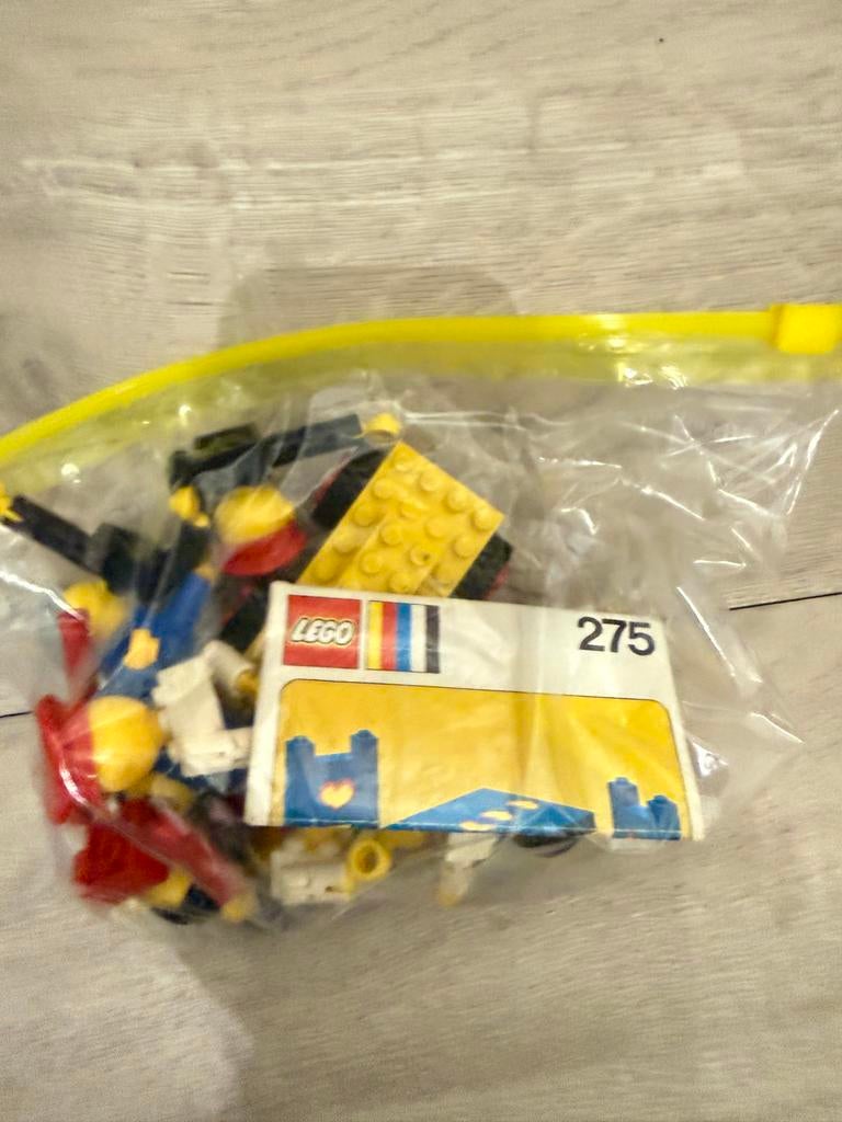 Vintage Lego jaren 70/80 met set 275, Kinderen en Baby's, Speelgoed | Duplo en Lego, Ophalen of Verzenden, Gebruikt, Losse stenen
