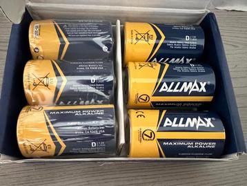 Allmax D-Cell Batterijen 1.5V LR20 Nieuw in doos beschikbaar voor biedingen
