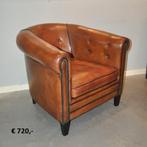 Schapenleren hockers, banken, stoelen en fauteuils, Ophalen, 125 cm of meer, Leer, Zo goed als nieuw