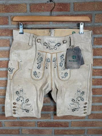 Beckert Lederhose -Oktoberfest- Maat 48 beschikbaar voor biedingen