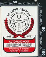 Sticker: Autorijschool Hurkens - 10 Jaar - Schijndel, Ophalen of Verzenden, Zo goed als nieuw, Bedrijf of Vereniging