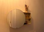 Stijlvolle spiegel met opbergruimte, Ophalen, Gebruikt, Rond, Minder dan 100 cm