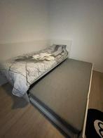Uitschuifbaar bed IKEA, Huis en Inrichting, Slaapkamer | Bedden, 90 cm, Modern, Eenpersoons, Wit