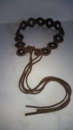 Riem : nubuck / daim, Kleding | Dames, Ophalen of Verzenden, Zo goed als nieuw, Bruin, 80 tot 90 cm