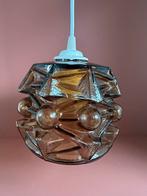 Vintage Hanglamp Rookglas, Ophalen of Verzenden, Zo goed als nieuw, Minder dan 50 cm