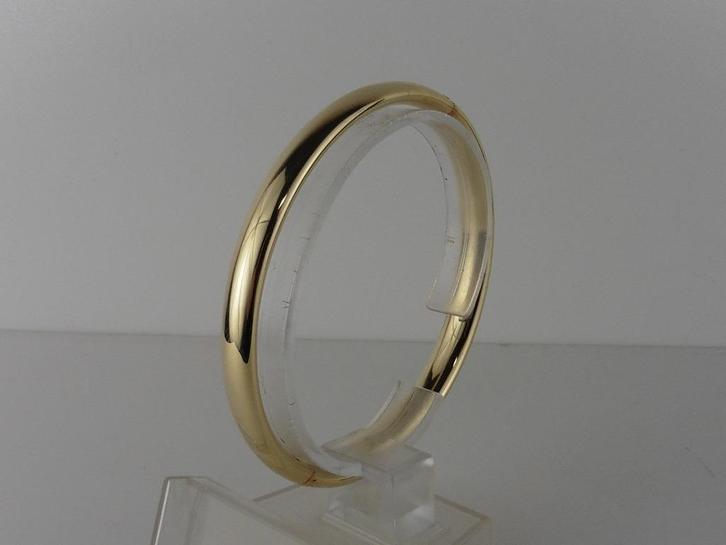 Gouden slavenarmband                                     G95, Sieraden, Tassen en Uiterlijk, Armbanden, Gebruikt, Goud, Goud, Ophalen of Verzenden