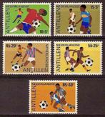 Nederlandse Antillen 805/9 postfris Voetbal 1985, Ophalen of Verzenden, Postfris