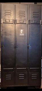 Vintage metalen locker kast te koop!, Ophalen, Gebruikt, Industrieel