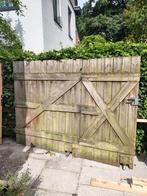 Dubbele tuinpoort, Tuin en Terras, Schuttingen, Ophalen, Gebruikt, Minder dan 3 meter