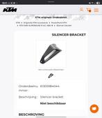 KTM 1290R uitlaat bracket steun carbon PP Powerparts, Motoren, Onderdelen | Overige, Ophalen of Verzenden