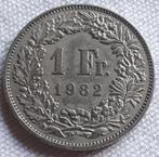 ZWITSERLAND : 1 FRANC 1982 schaars 1 JAAR type KM 24a.2, Verzenden, Overige landen, Losse munt