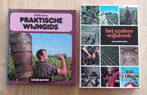 Twee wijnboeken Rob Kerstens uit 1974-1978, Boeken, Kookboeken, Zo goed als nieuw, Ophalen of Verzenden