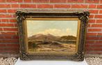 Oud schilderij van een landschap uit 1869 John Williams., Ophalen