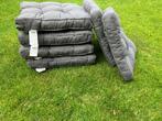 Tuinstoel kussens 1 seizoen oud grijs, Ophalen, Zo goed als nieuw, Overige materialen