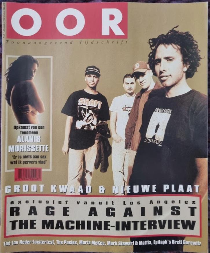 OOR 8-1996 Rage Against The Machine Morissette Posies Mark S, Boeken, Tijdschriften en Kranten, Zo goed als nieuw, Muziek, Film of Tv