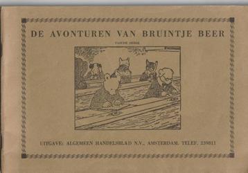Bruintje Beer Algemeen Handelsblad oorspr 1935 -5e serie  