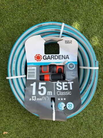 Gardena classic tuinslang set 15 meter - nieuw! beschikbaar voor biedingen