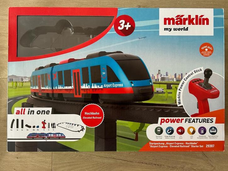 Marklin my world - startset - Airport Express. Nieuwstaat, Hobby en Vrije tijd, Modeltreinen | H0, Zo goed als nieuw, Treinset
