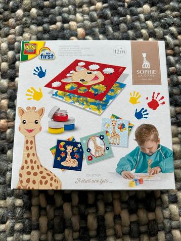 SES My First Sophie de Giraffe Vingerverfkaarten beschikbaar voor biedingen