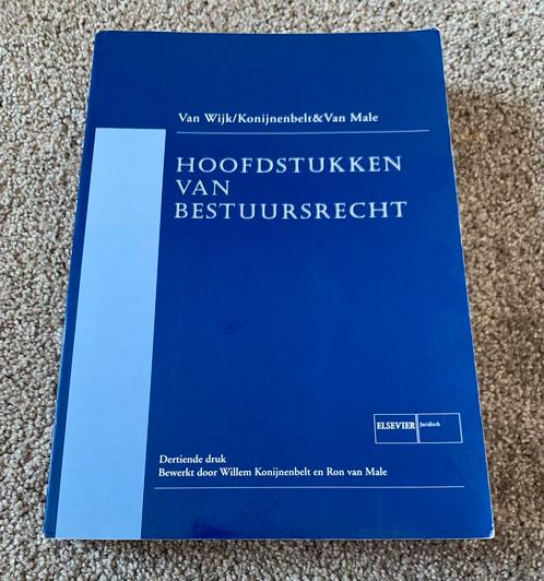 Hoofdstukken van bestuursrecht - Willem Konijnenbelt, Boeken, Studieboeken en Cursussen, Zo goed als nieuw, WO, Alpha, Verzenden