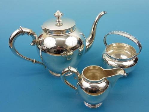 Zilveren theeservies                                      Z3, Antiek en Kunst, Antiek | Goud en Zilver, Zilver, Ophalen of Verzenden