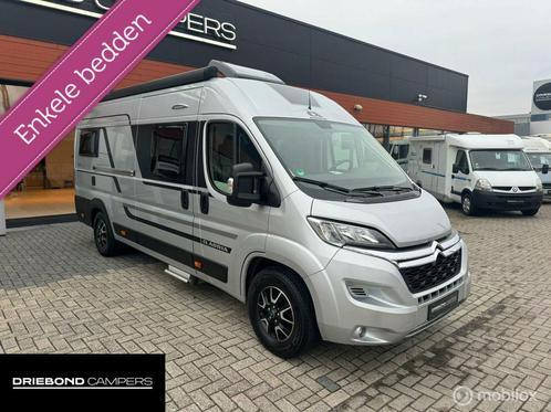 Adria Twin 640 SL Axxes Enkele Bedden Luifel Fietsenrek Zonn, Caravans en Kamperen, Campers, Bedrijf, Bus-model, tot en met 2