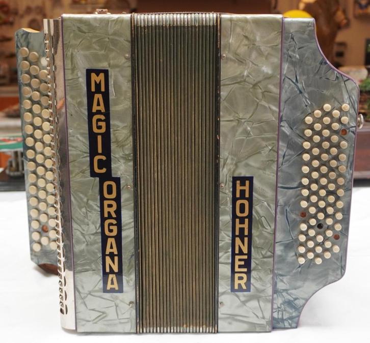 Hohner Magic Organa automatisch spelende accordeon, Muziek en Instrumenten, Accordeons, Gebruikt, Knopaccordeon, Overige formaten