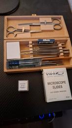 Microscopie & dissectieset compleet - inclusief preparaatgla, Ophalen of Verzenden