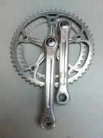 Campagnolo Super Record retro crankstel, Fietsen en Brommers, Fietsonderdelen, Crankstel of Pedalen, Gebruikt, Oldtimer, Ophalen of Verzenden