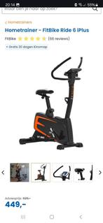 Fitbike met Bluetooth nieuw, Sport en Fitness, Fitnessapparatuur, Ophalen, Zo goed als nieuw, Metaal, Spinningfiets