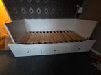 Bed ikea uitklapbaar tot 2 persoons, Huis en Inrichting, Slaapkamer | Bedden, Gebruikt, Eenpersoons, Wit, Ophalen of Verzenden
