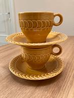 2 vintage kop en schotels Pagnossin Treviso, Huis en Inrichting, Keuken | Servies, Ophalen of Verzenden, Zo goed als nieuw, Overige stijlen