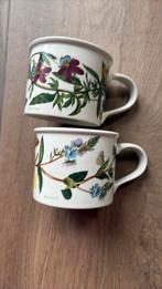 2 portmeirion mokken vintage, Ophalen of Verzenden, Zo goed als nieuw, Porselein, Kop en/of schotel