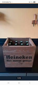 Heineken houten krat met bier, Ophalen, Flesje(s), Overige merken