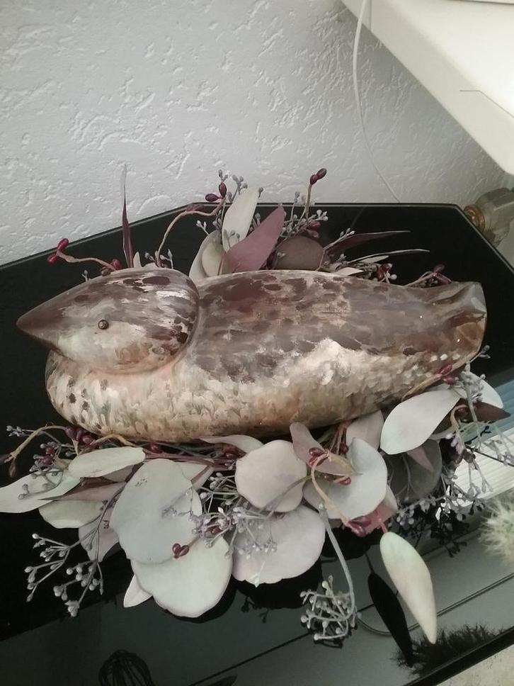 HOUTEN EEND ???  KOET ???., Antiek en Kunst, Curiosa en Brocante, Ophalen of Verzenden