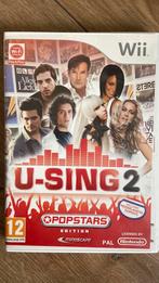 Wii popstars U-sing 2, Spelcomputers en Games, Games | Nintendo Wii, Muziek, 1 speler, Ophalen of Verzenden, Zo goed als nieuw