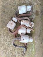 Keramische isolator, porseleinen isolator., Ophalen of Verzenden