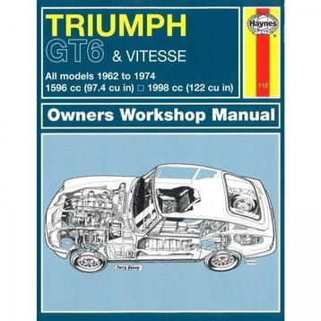 Werkplaats handboek HAYNES Triumph GT6 beschikbaar voor biedingen