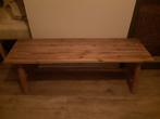 teak houten bankje, Huis en Inrichting, Ophalen of Verzenden, Gebruikt, Rechthoekig, 125 cm of meer