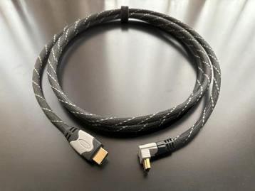 Luxe high-speed HDMI kabel 2mtr, nylon (2 beschikbaar) beschikbaar voor biedingen