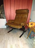 Westnova Siësta stoel jaren 60 Vintage design, Ophalen, Gebruikt, 75 tot 100 cm, Leer