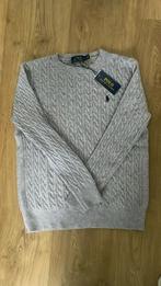 Ralph lauren cable knit sweater, Kleding | Heren, Truien en Vesten, Verzenden, Maat 56/58 (XL), Zo goed als nieuw, Grijs
