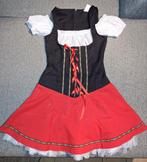 Dirndl rood-zwart - maat S, Ophalen of Verzenden, Kleding, Maat 36 (S), Overige thema's