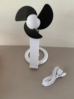 Mini ventilator met USB aansluiting, Ophalen of Verzenden, Nieuw, Tafelventilator