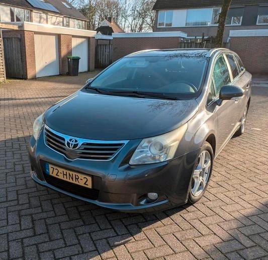 Toyota Avensis 1.8 Vvt-i Wagon 2009 Grijs, Auto's, Toyota, Particulier, Avensis, Dakrails, Panoramadak, Trekhaak, Benzine, A, Stationwagon