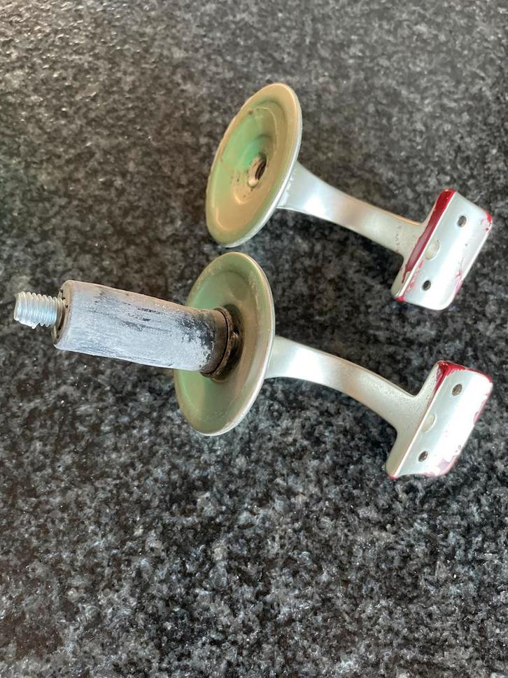 Trapleuninghouders Aluminium Kleur, Doe-het-zelf en Verbouw, IJzerwaren en Bevestigingsmiddelen, Gebruikt, Ophalen of Verzenden