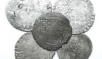Nederland lot met 5 verschillende oude munten (zilver), Zilver, Ophalen of Verzenden, Vóór koninkrijk