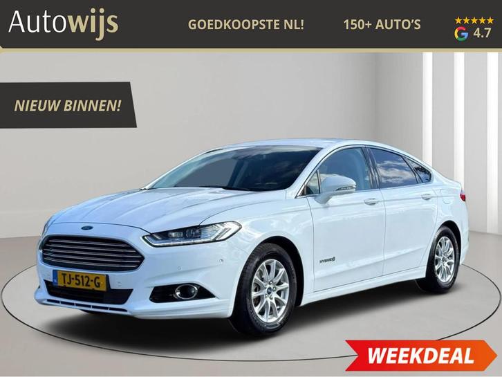 Ford Mondeo 2.0 IVCT HEV Titanium X|Leder|Camera|LED|VOL Opt, Auto's, Ford, Bedrijf, Te koop, Mondeo, ABS, Achteruitrijcamera