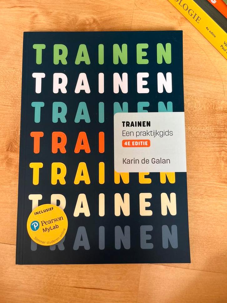 Trainen Karin de Galan Studieboek, Boeken, Economie, Management en Marketing, Zo goed als nieuw, Management, Ophalen